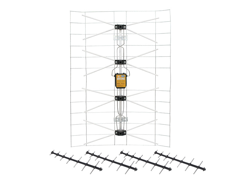 Antena siatkowa bez wzmacniacza + DIPOL 3DX